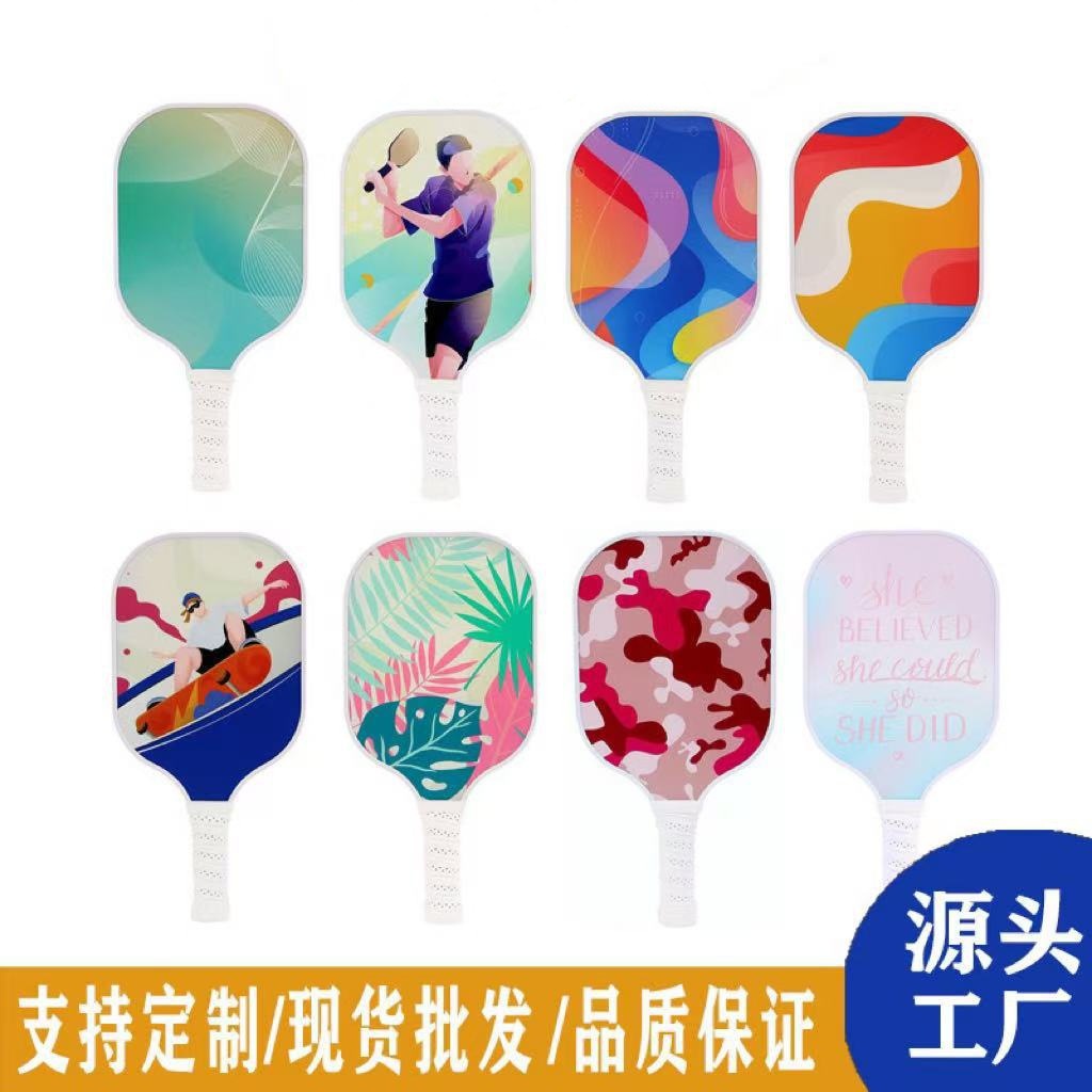 Fiberglass Pickleball Paddle USAPA Cold Pressed Honeycomb Durable Rebound UV Printing Tennis Racket