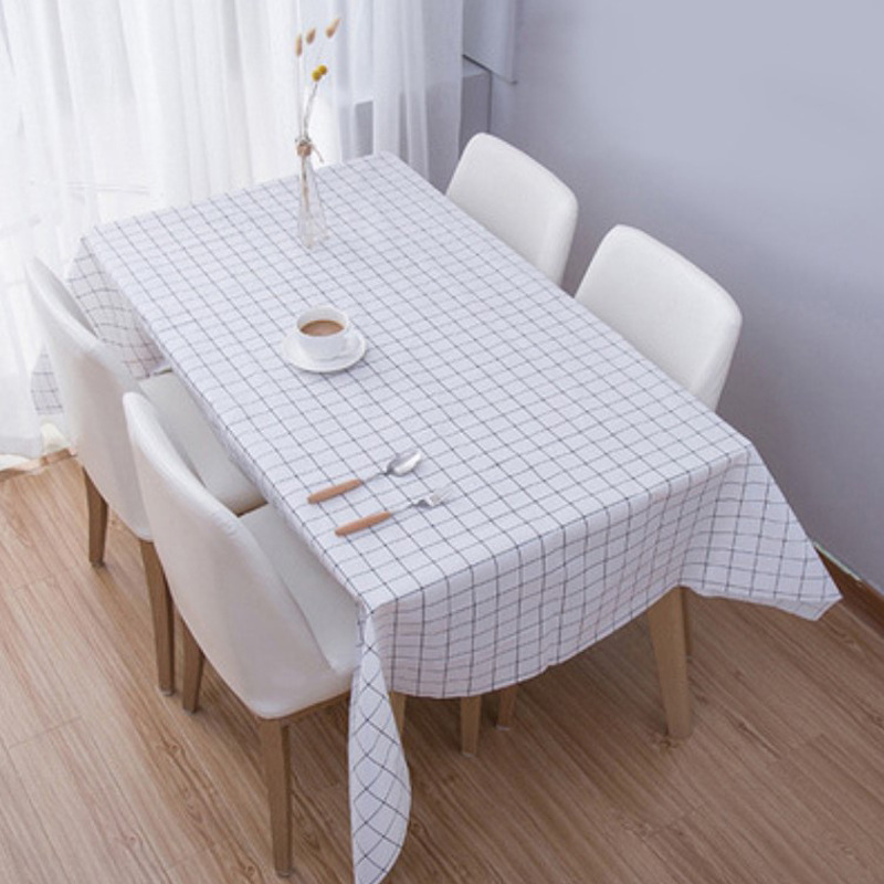 PEVC tablecloth oil -proof waterproofing net red printed lattice