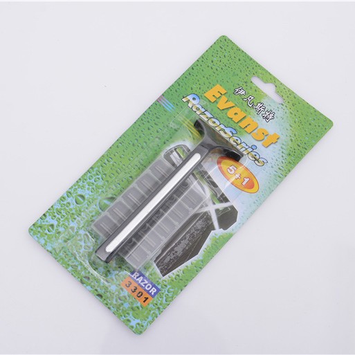 Maquinilla de Afeitar Manual 5+1 Combinación para Cara y Cuello