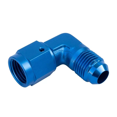 Other brake systems | 45/90 Degree Male-Female Adapter - blue-an3-90-degrees