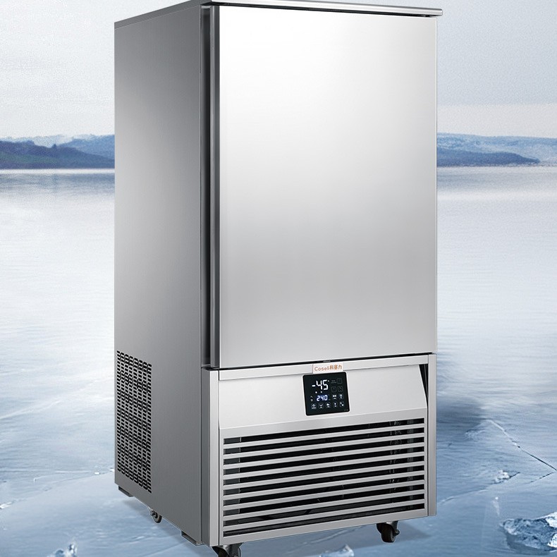 Freezer for Dough, Quick-Freezing Cabinet for Seafood, Sea Cucumber Mousse, Quick-Freezing for Western Food, Dumplings, Steamed Buns, Fresh-Keeping Cabinet, Commercial Refrigeration Cabinet