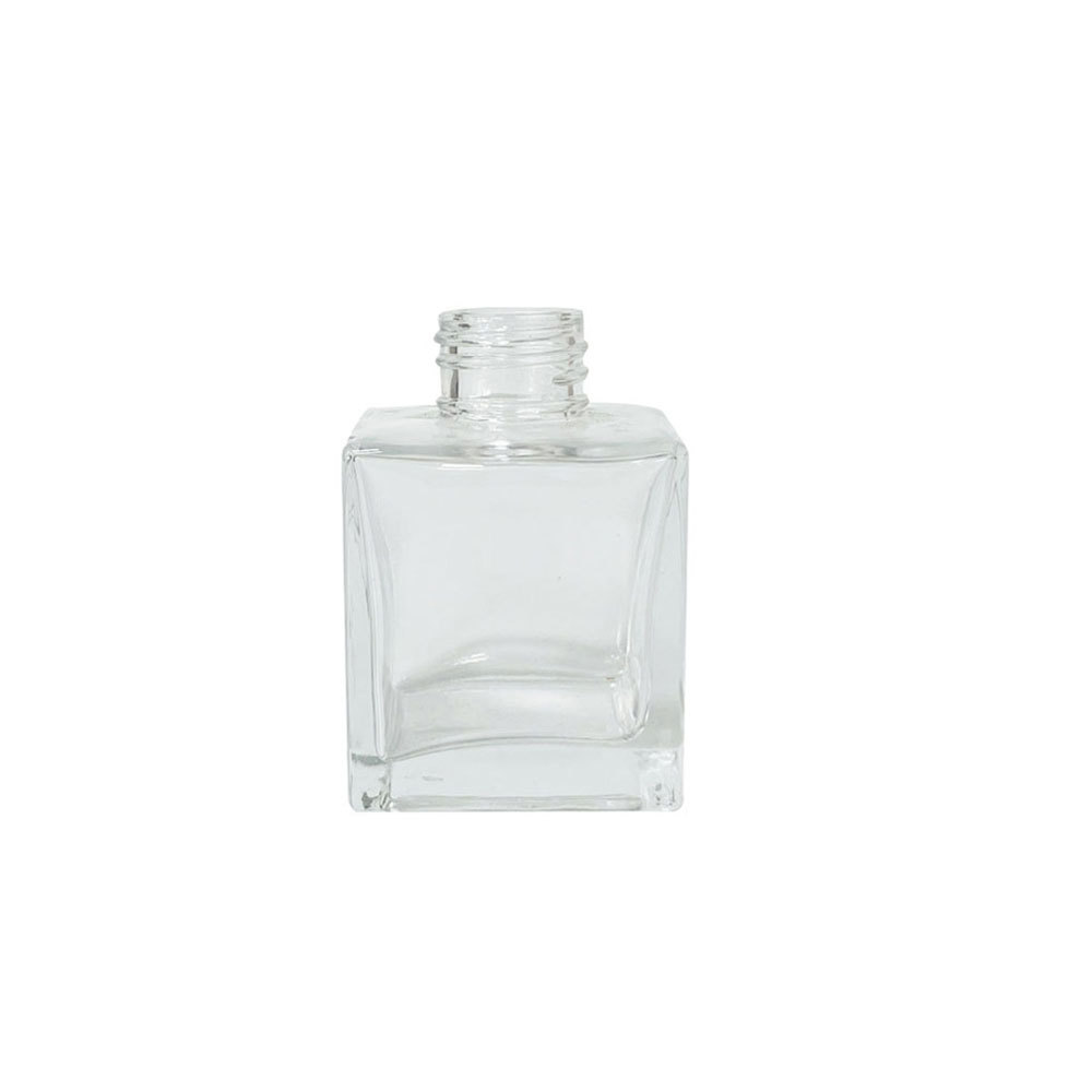 Botella de aromaterapia cuadrada transfronteriza 100ml Fragancia de perfume volátil de ratán sin fuego Botella vacía de aromaterapia transparente volátil