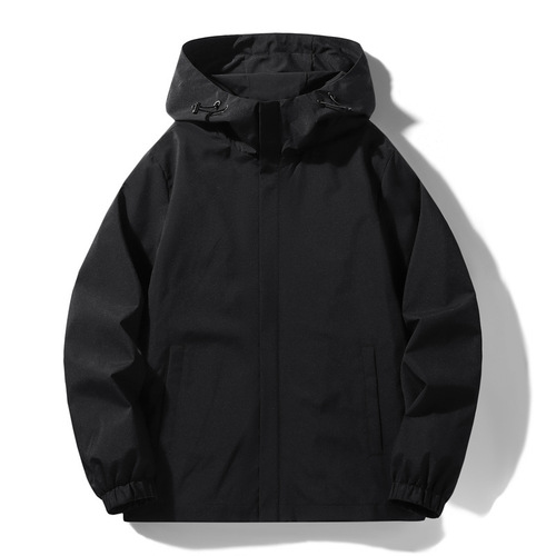 New Spring and Autumn Jacket Waterproof Windproof Down Jacket Public Version Group Buying Couple Hooded Outdoor Climbing Functional Coat 