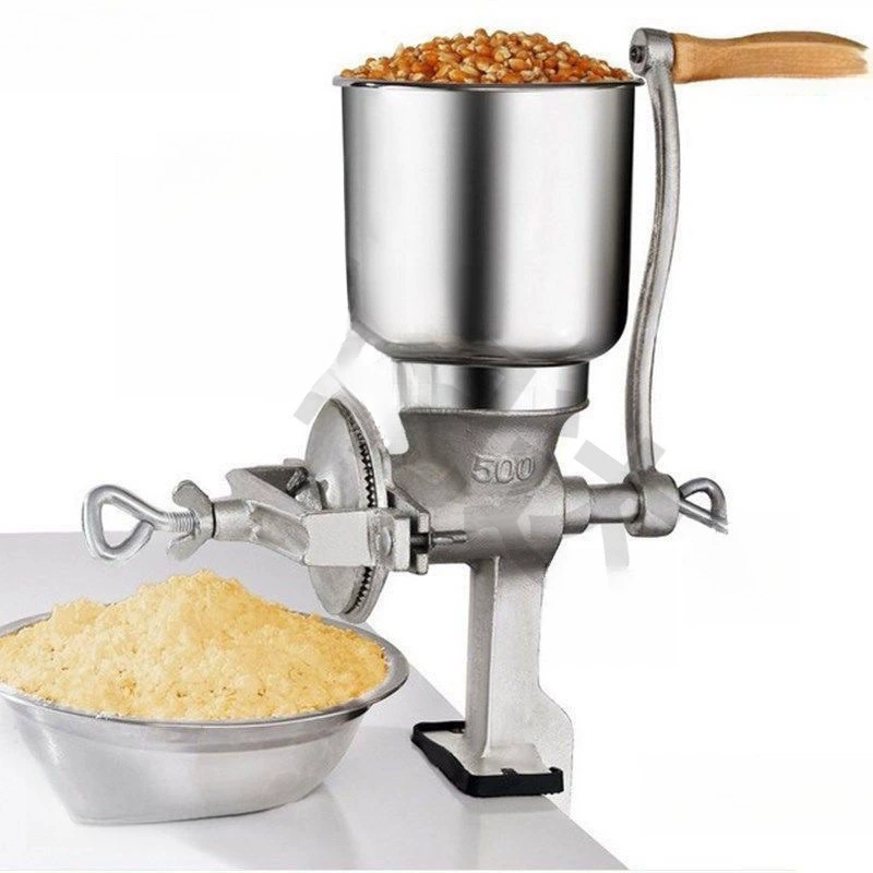 Ручная мельница, маленькая чугунная бытовая ручная мельница для лекарственных материалов, дробилка для кукурузы, орехов, дробилка