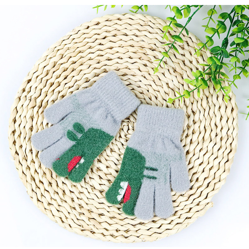 Autumn And Winter New Children's Gloves Cute Cartoon Multicolor Gloves Knitted Gloves display picture 5