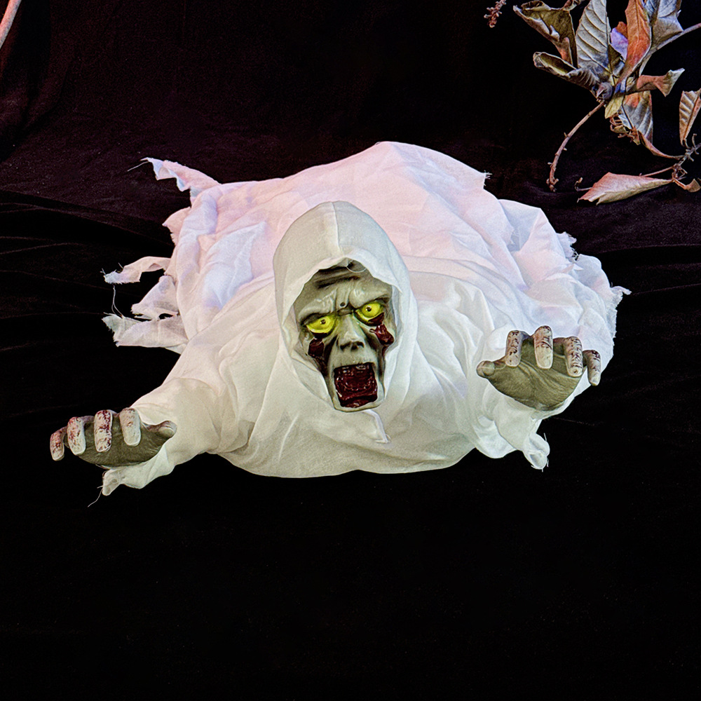 Halloween transfronterizo, habitación fantasma colgante, decoración de casa embrujada, fantasma trepador de terror, control de voz eléctrico, juguete divertido y complicado