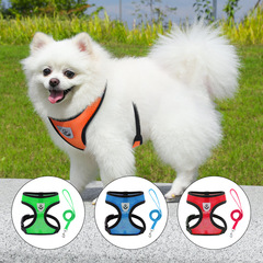 New Pet Harness Back Strap Vest Style Dog Leash Reflective Breathable Dog Rope Pet Supplies Wholesale