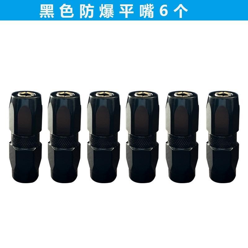 Pistola de mantequilla cabeza de bloqueo tipo pinza boca de mantequilla de alta presión importación boca de punta plana accesorios de tubo rígido y blando neumático eléctrico