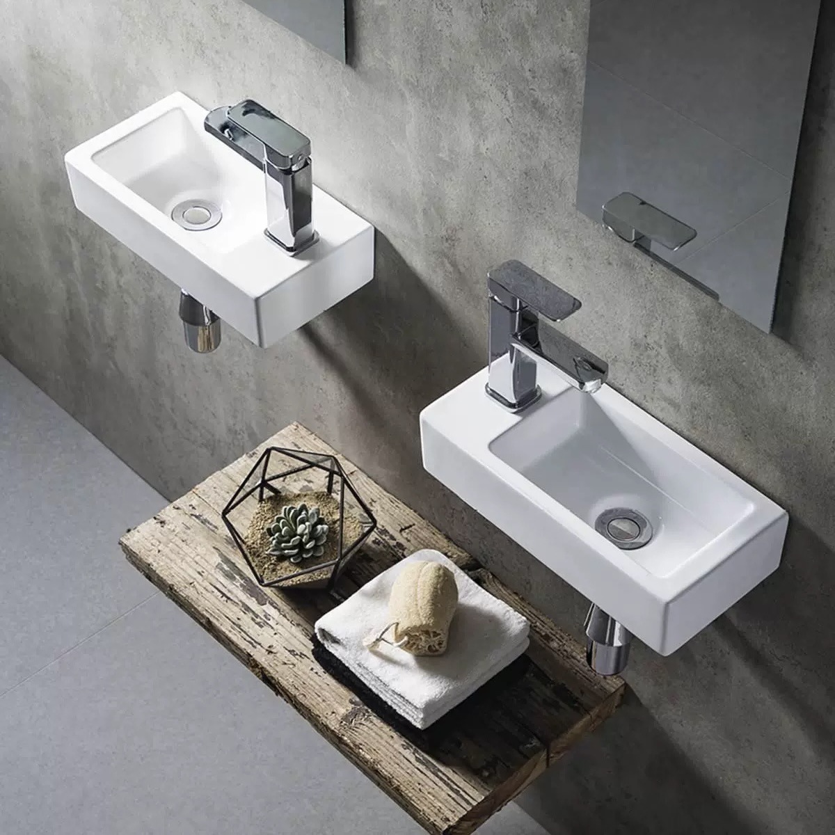 Baño pequeño lavabo tipo balcón lavabo tipo pared lavabo pequeño lavabo muy estrecho lavabo pequeño tamaño 36cm