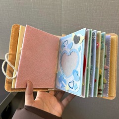魔法小狗不织布成品卡册diy创意拍立得照片收纳相册手账本送礼物