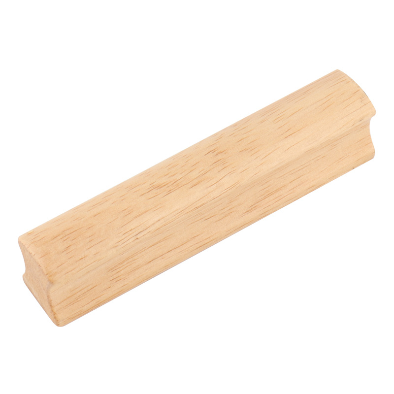 La puerta del gabinete cajón del Gabinete mango de madera maciza japonés moderno minimalista haya Nogal Negro Nórdico armario mango de madera