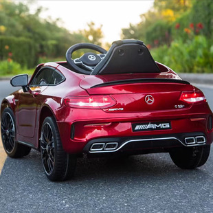 Mercedes-Benz children's electric car four-wheel drive infant toy car remote control swing men's and women's children can ride people car