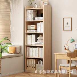 木制客厅整理书架家用落地多层收纳柜实木多用途小型置物架