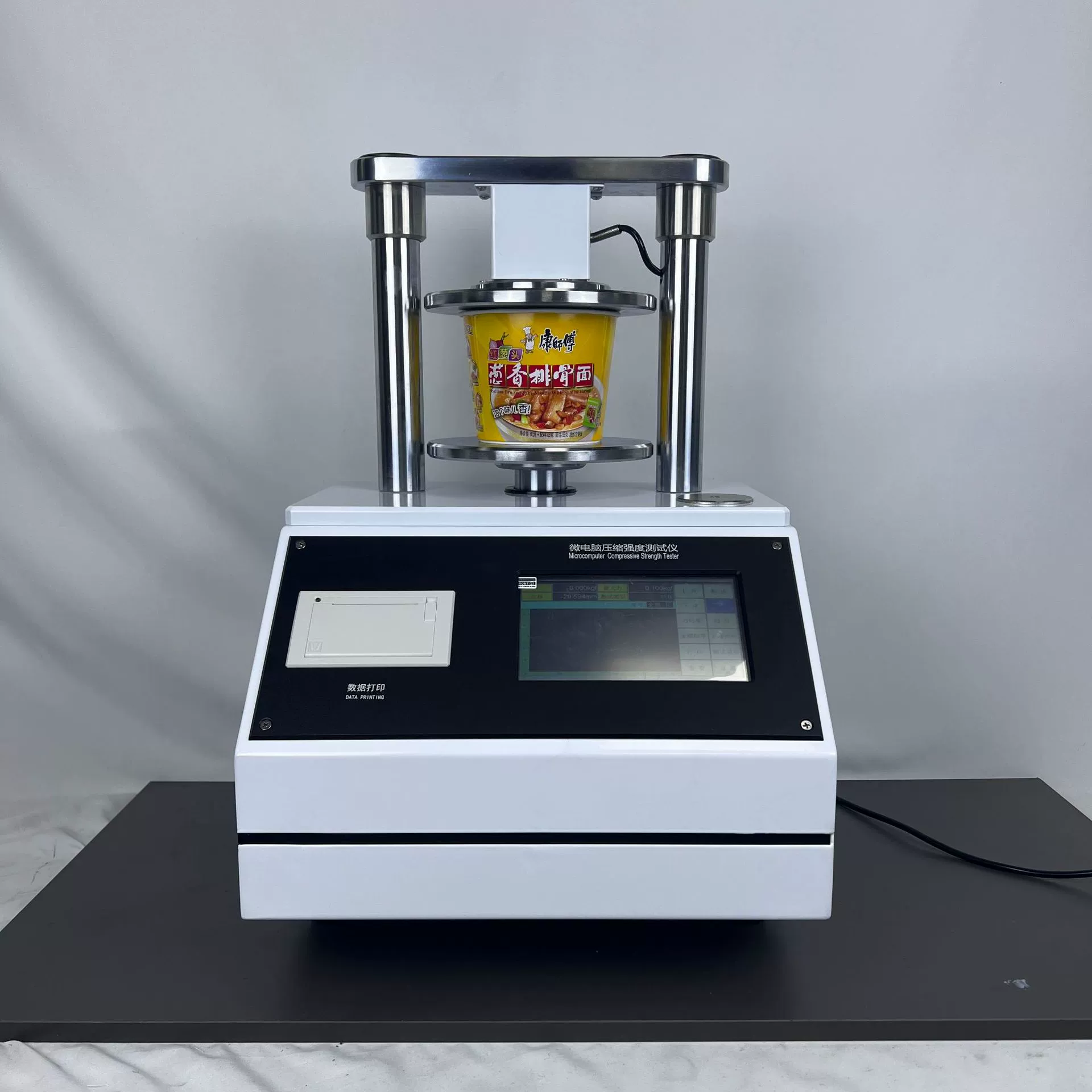 Машина для испытания на устойчивость к давлению бумаги, машина для испытания на прочность на устойчивость к давлению, упаковочная коробка, чувствительный к давлению код штабеля, прибор для испытания на устойчивость к давлению