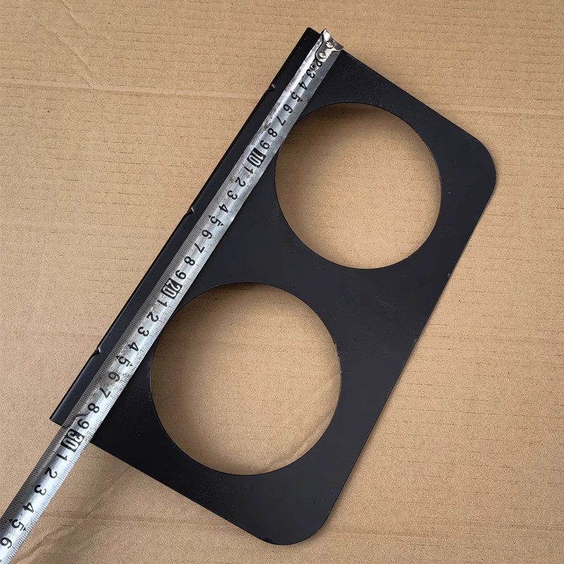 Trailer Rear Tail Light Round Lamp Bracket Iron Frame Support Single-Link Truck Rear Tail Light Lamp Holder Base