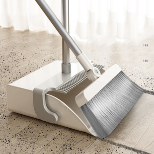 Folding Broom and Dustpan Set Household with Comb Hair Artifact Lazy Broom Mop Soft Bristles Sweeping and Rotating