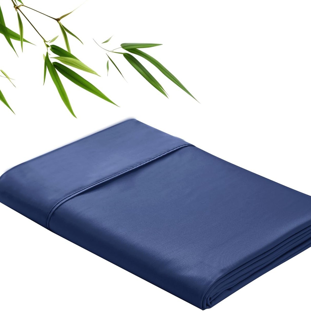 Clase A, estera de fibra de bambú, sábana de un solo producto, helado, ropa de cama de color sólido con sensación fresca y lavable a máquina, Amazon