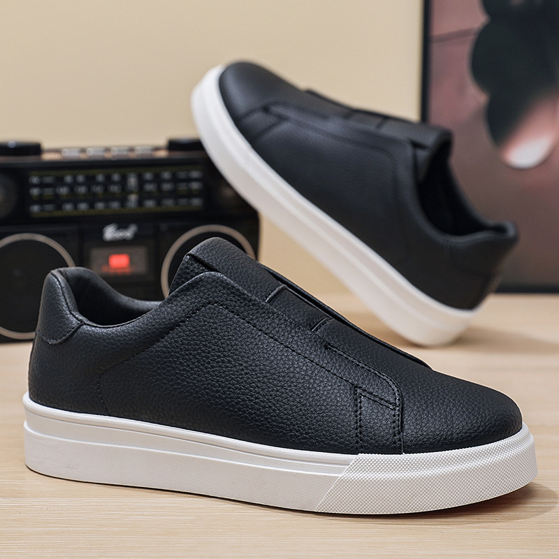 New in Stock Men's Sneakers for Spring and Autumn, Black Sports Shoes Sc10B, White Casual Fashion Men's White Shoes