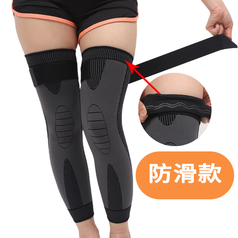 Invierno alargado engrosado deportes ajenjo rodillera correr ciclismo deportes equipo de protección hombres y mujeres ancianos cálido artefacto