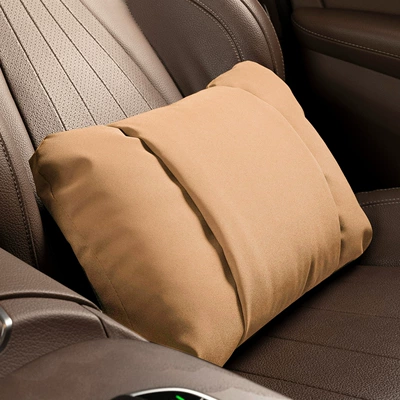Applicable to Volkswagen Headrest Headrest - butterfly-style-golden-brown-volkswagen-lumbar-support-set