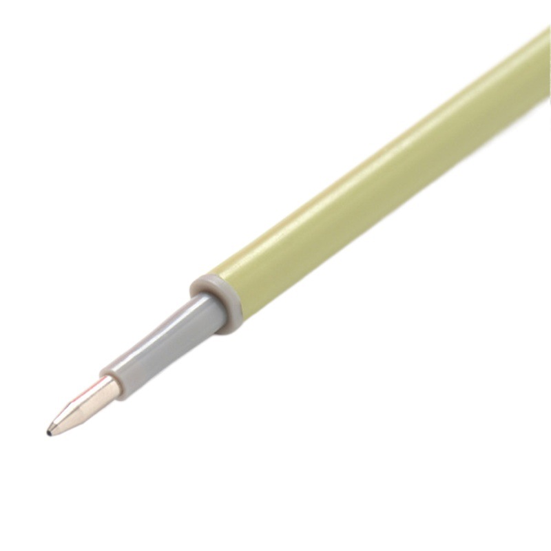 Factory Direct Sales of Macaron-Colored Retractable Pen Refills with Bullet and Needle Tip, Wholesale for Student and Office Supplies