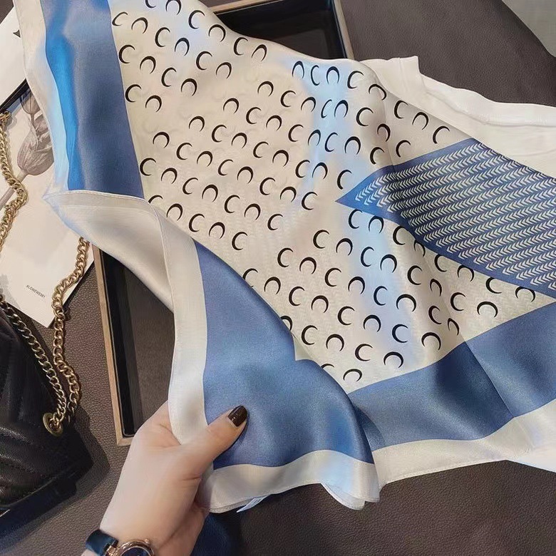 Nuevo bufandas de seda primavera y verano de alta calidad 70cm bufandas cuadradas de moda de estilo exterior bufandas decorativas delgadas bufandas cuadradas pequeñas