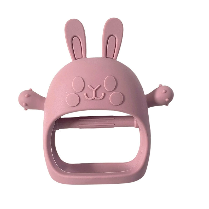 Silicone cartoon teether, children's rabbit for ears, new collection, teething