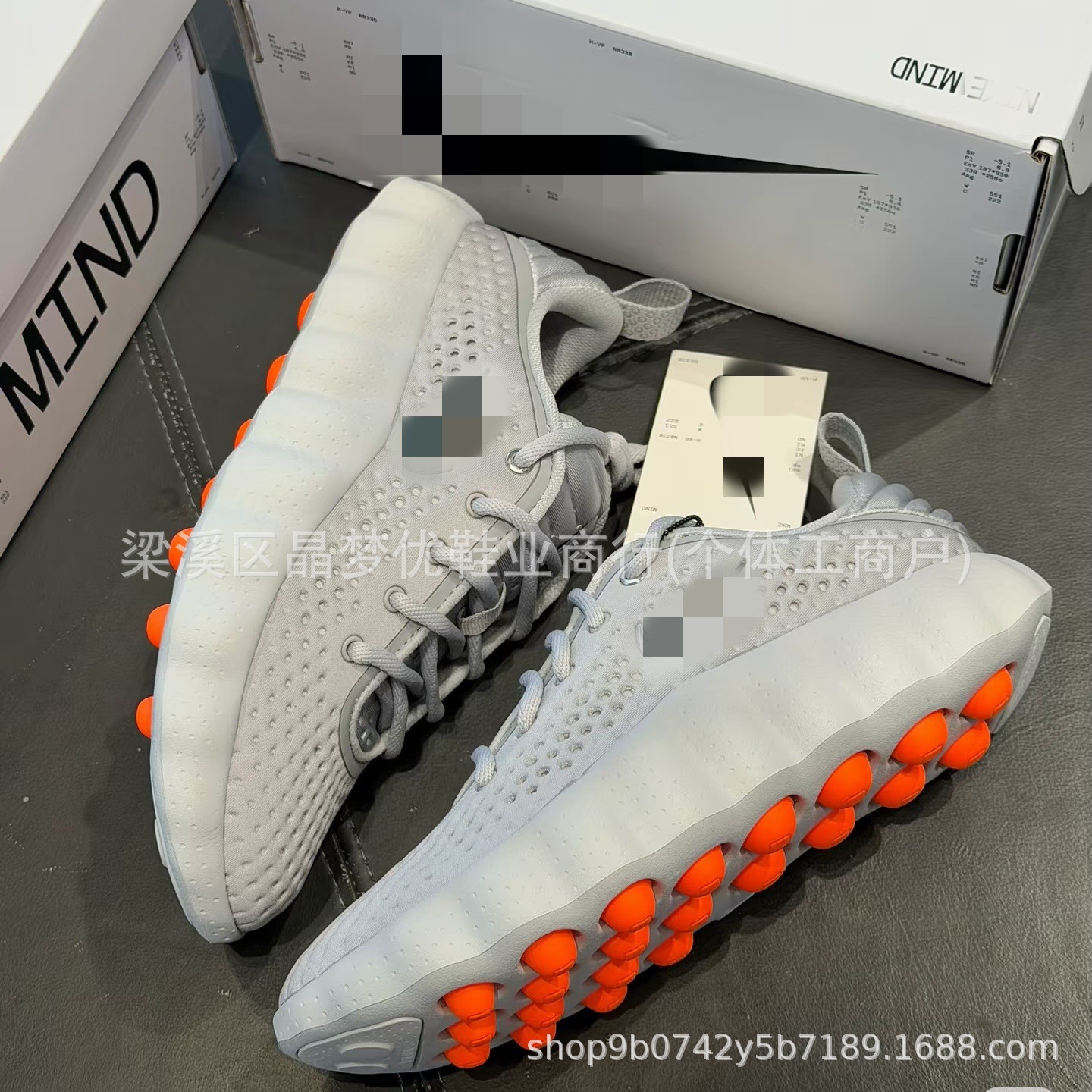 莆田鞋跨境纯原新品正确版Minb 002舒适厚底滚轮指压按摩运动跑鞋