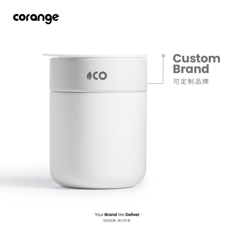 Corange环保高颜值硅胶陶瓷随手杯办公茶杯咖啡杯现货可定制logo|undefined