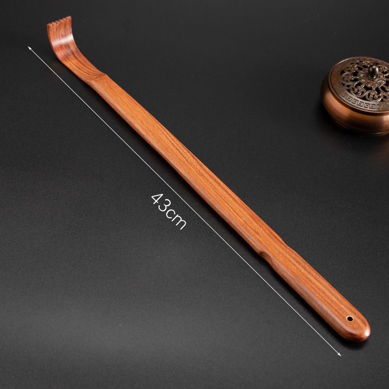 Rascador de espalda portátil de bambú para rascarse sin necesidad de ayuda, adecuado para personas de mediana edad y mayores, para rascar la espalda y la cabeza, para uso doméstico.