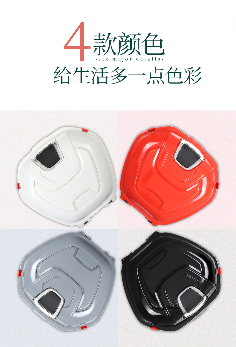 Universal Electric Vehicle Trunk Suitable for Yadea, Niu, and Aima Small Electric Scooters Rear Storage Trunk