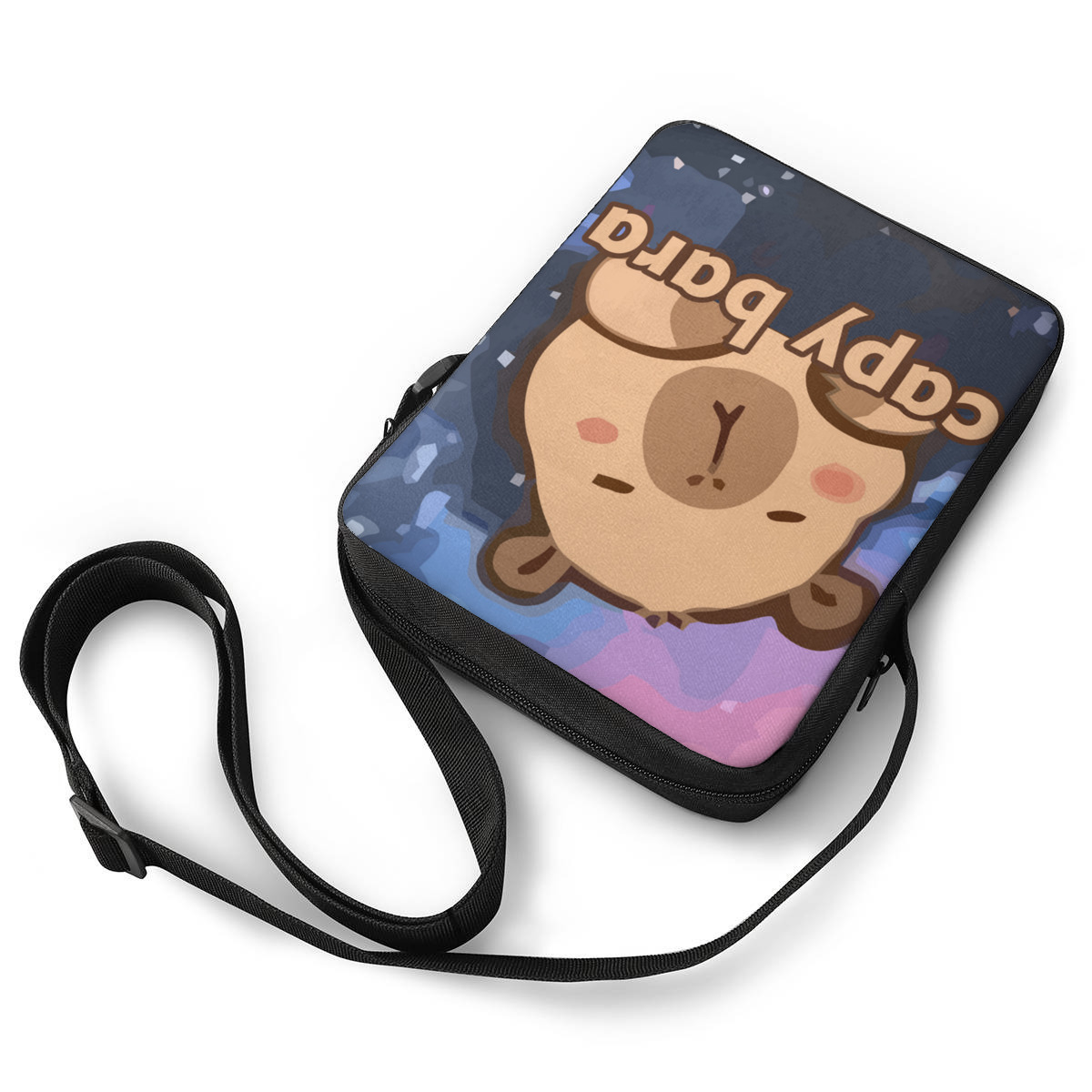 Transfronterizo Kapibara mochila de hombro de los estudiantes de primaria impresión de gran capacidad bolsa de almacenamiento bolsa personalizada image 4