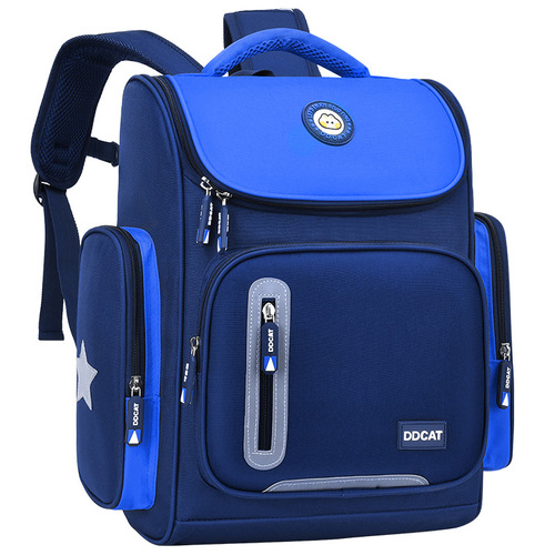 【Send Breast Fastener】Dingdang Cat Waterproof Large Capacity Weight Reduction Cool New Elementary School Students Backpack For Boys Wholesale And Distribution