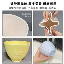 廠家直供美容硅膠面膜碗套裝 柔軟自制面膜刷棒工具量勺DIY調膜碗