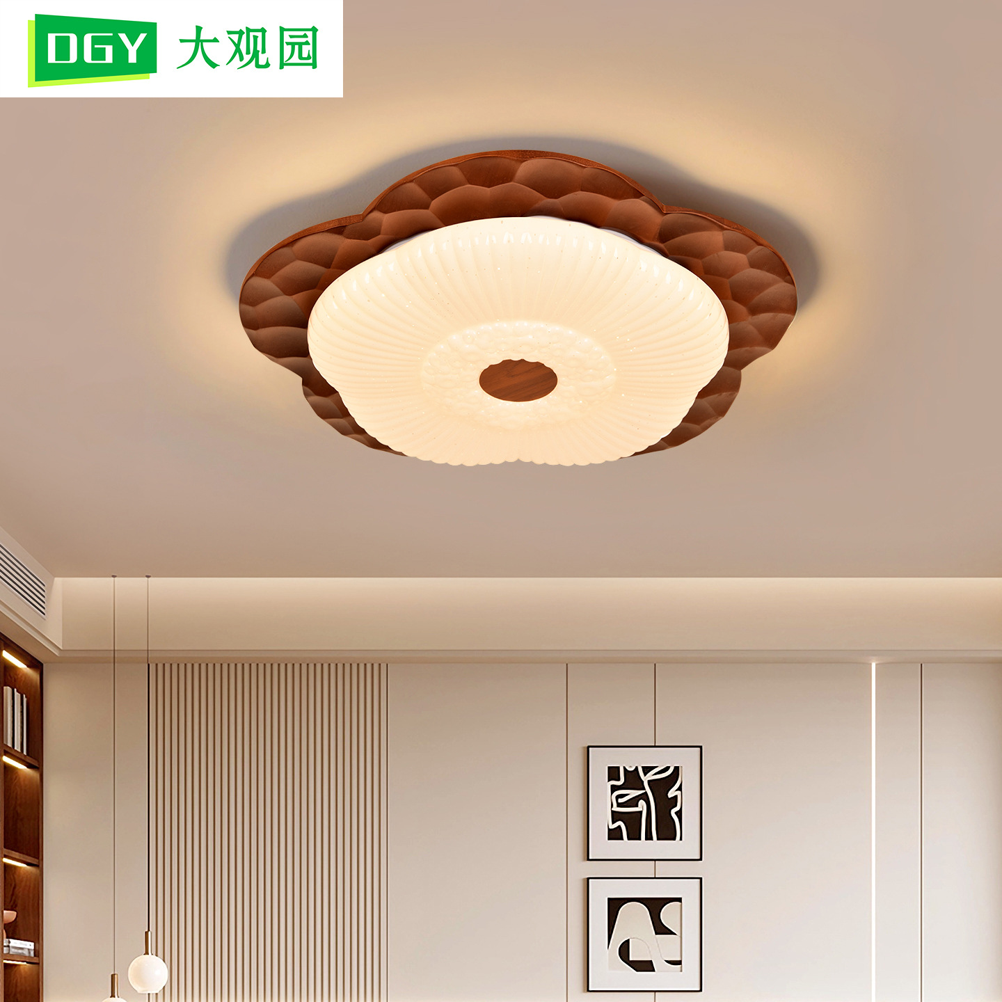 Luces de dormitorio de estilo medieval 2026 nuevo estilo americano retro estudio de modelado creativo estudio techo Zhongshan lámparas L271