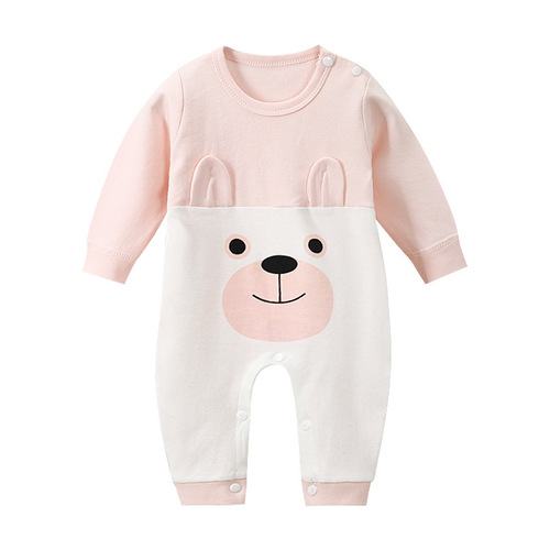 Baby jumpsuit, spring and autumn new style long-sleeved cotton rompers, baby clothing, baby clothes dropshipping