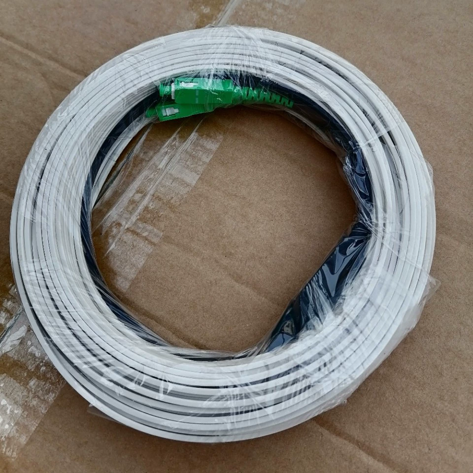 Телекоммуникационный уровень SCAPC кожаный провод оптоволоконный провод перемычка хвост бабочка введение оптического кабеля GJXH двойной стальной проволоки радио и телевидения