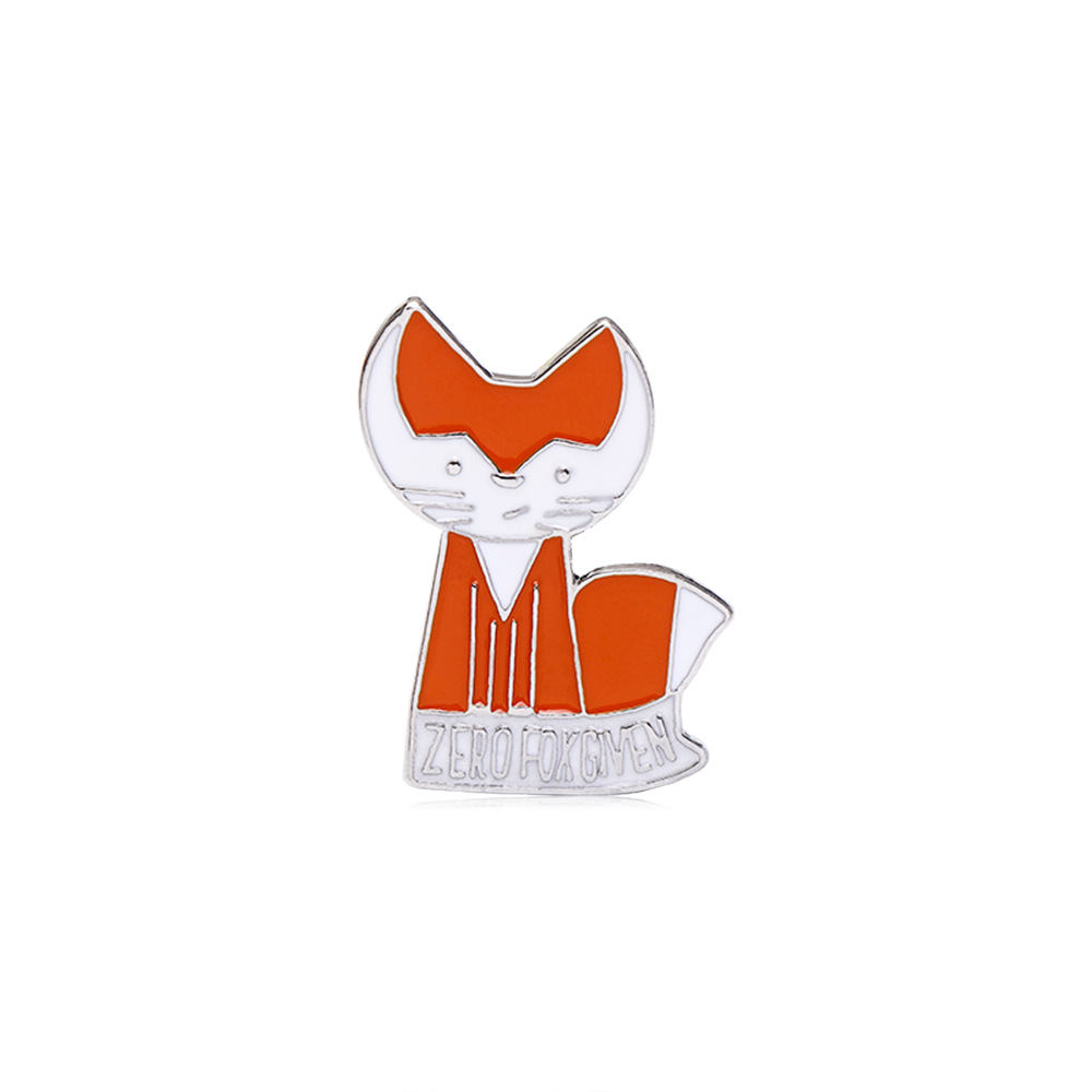 Broche en alliage transfrontalière, série animaux, chat mignon de dessin animé, badge en métal, accessoire de mode anime_voghion.com