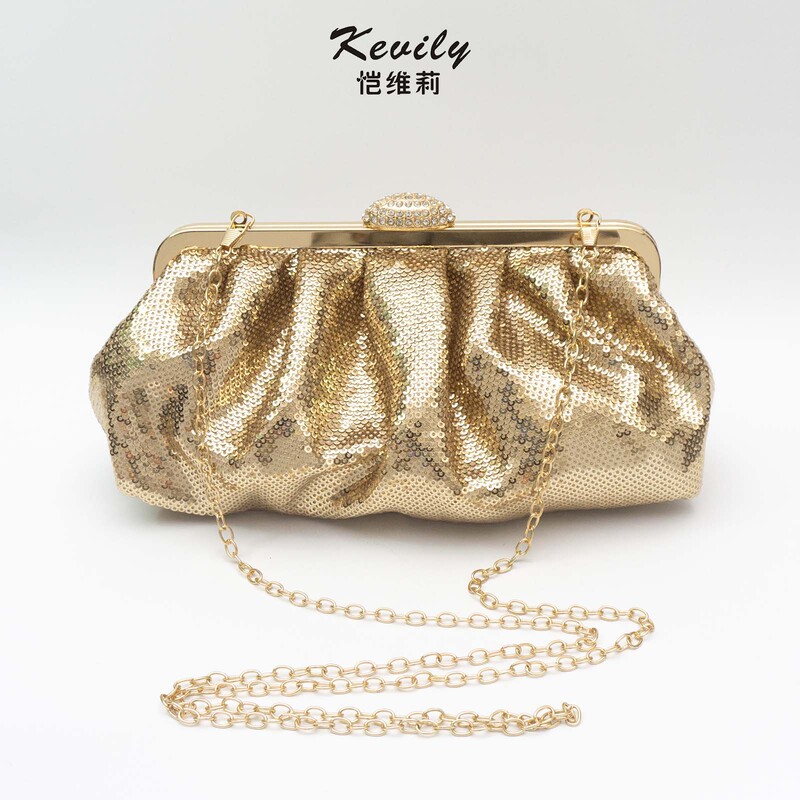 Spot-fish scale sequin dinner bag cross-border new clutch bag wedding party dress bag Amazon best selling bag