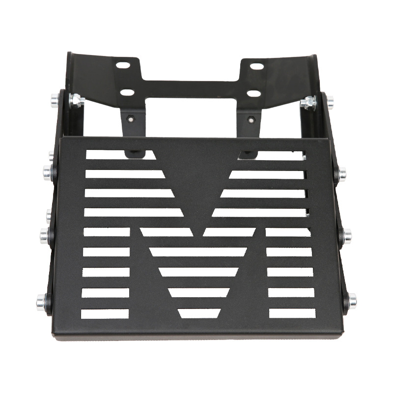 Suitable for RS-X motorcycle sliding mobile tail rack trunk telescopic folding bracket black movable tail rack