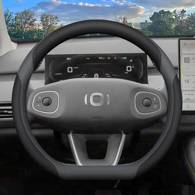 Cover 2026 Model Pure Electric | Steering wheel cover - black-dark-gray-set-type-ultra-thin-model-standard