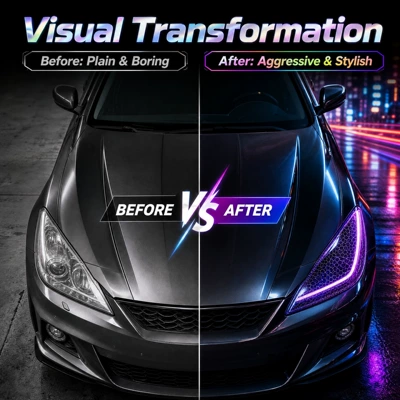 taillight film, available in black, white, Car headlight protective film