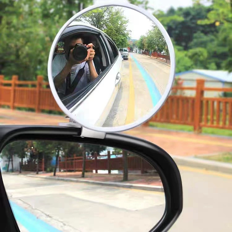 Зеркало заднего вида автомобиля супер прозрачное многофункциональное зеркало с большим полем обзора 360-градусное широкоугольное вспомогательное зеркало заднее колесо зеркало слепой зоны
