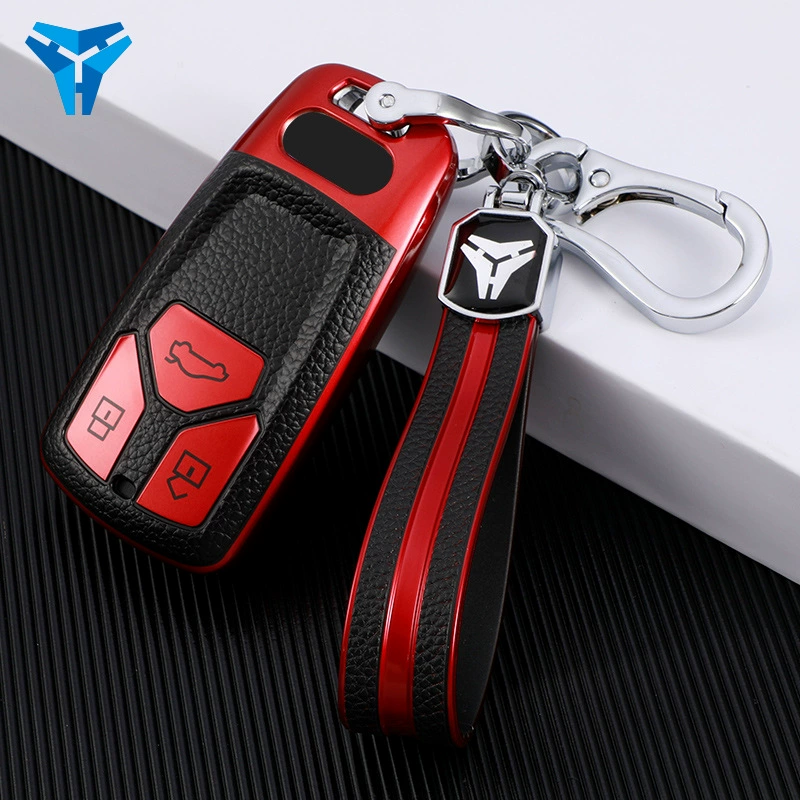 Audi, car keys, key bag from soft rubber