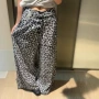 新款直筒拖地宽松休闲裤