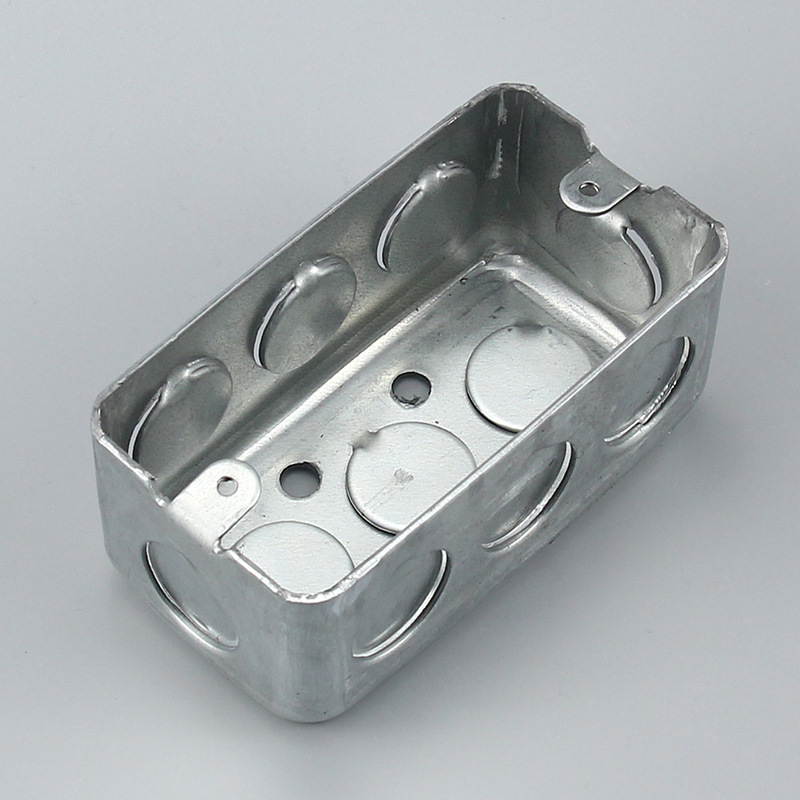 Caja de conexiones de placa galvanizada estándar de América del Sur Caja de conexiones de placa galvanizada estándar de América del Norte Caja de conexiones de conmutación octagonal 4 * 2 / 4 * 4 image 7