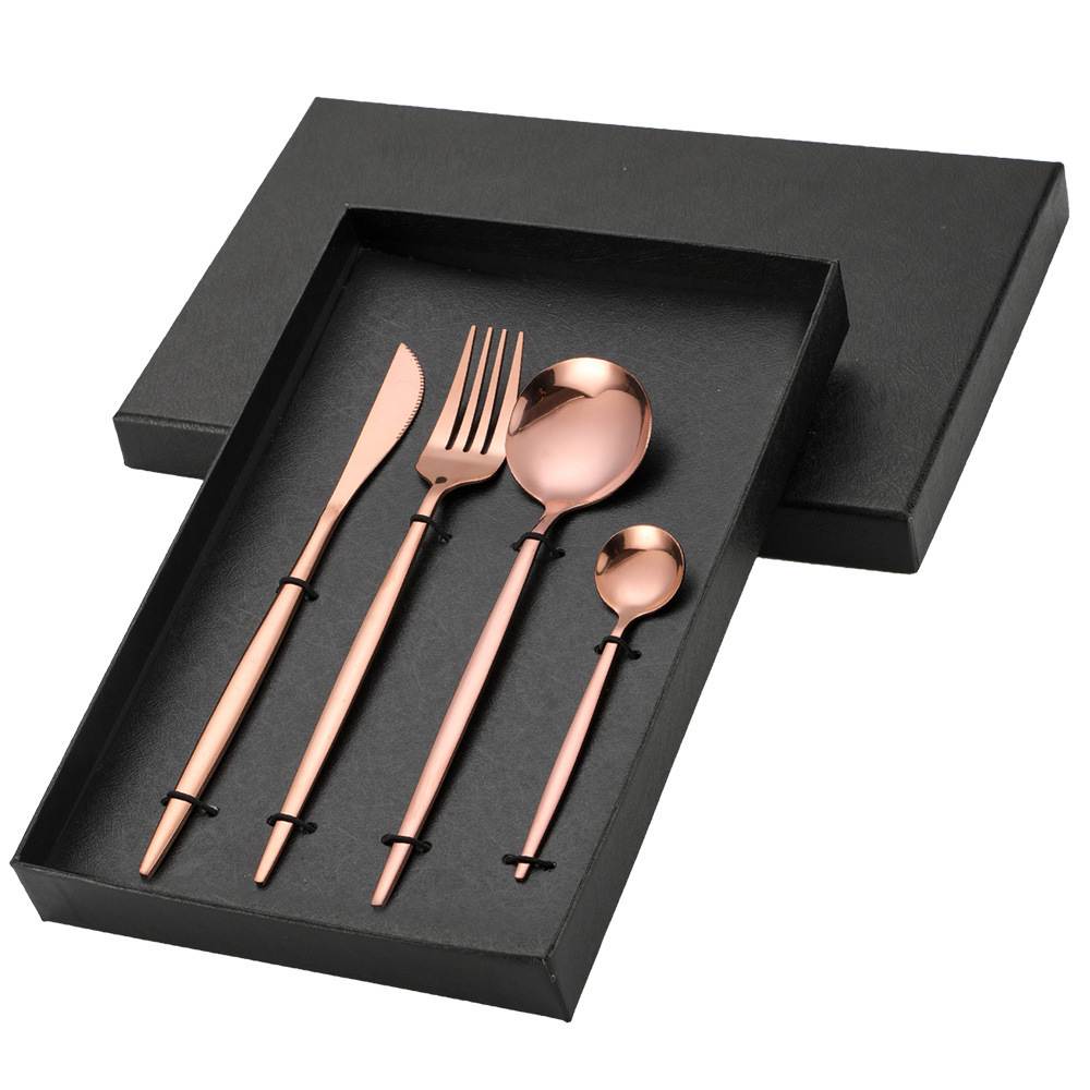 로즈 골드 하늘과 땅 커버 4PC