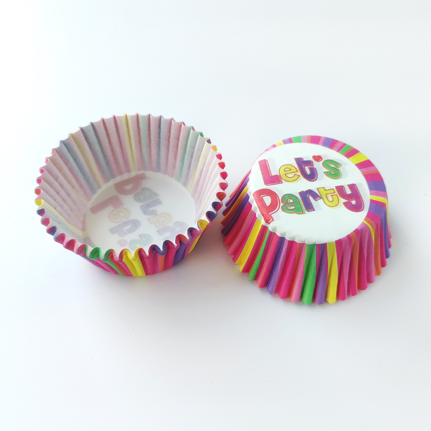 PVC barril de color arcoíris pastel de papel taza de papel pastel de color de papel soporte de nieve niang pastel de luna almohadilla de papel muffin taza