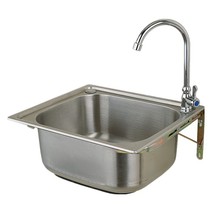 6ILY304不锈钢水槽大小单槽 带支撑架子套餐 洗菜盆洗碗池洗手盆