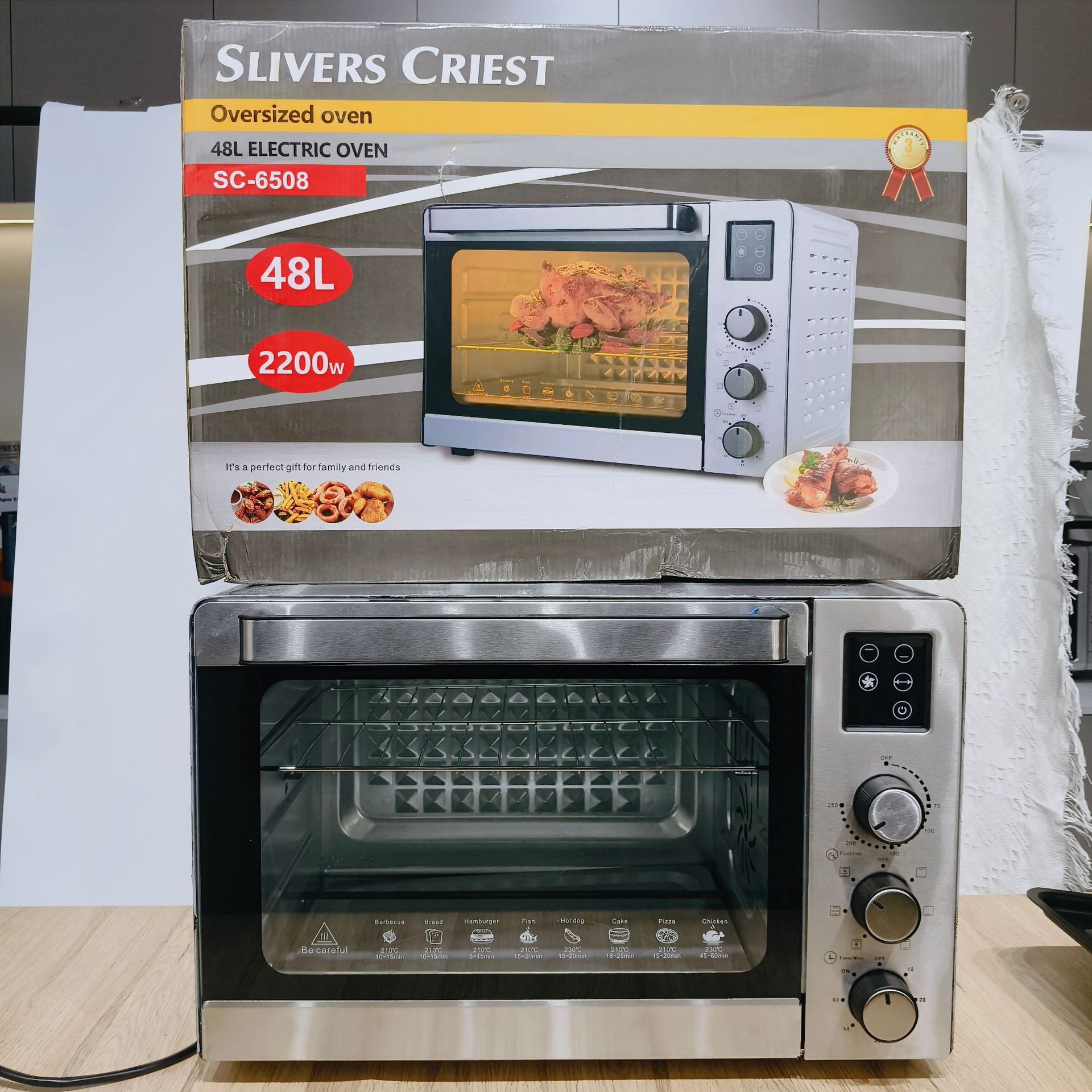 Foreign Trade Export Large Capacity Oven 48L Electric Oven Kitchen Multifunctional Oven Wholesale